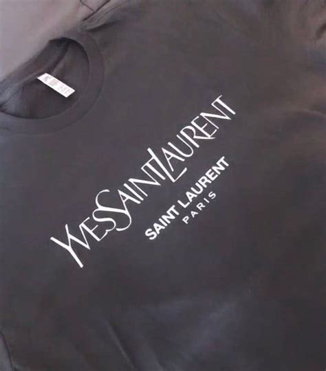 ysl shirt grey